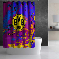 Шторка для душа Borussia абстрактные краски, цвет: 3D-принт — фото 2