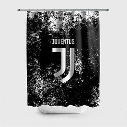 Шторка для душа Ювентус брызги красок, цвет: 3D-принт