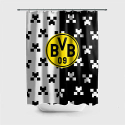 Шторка для душа Borussia pattern minecraft, цвет: 3D-принт