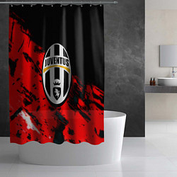 Шторка для душа Juventus кераски текстура, цвет: 3D-принт — фото 2