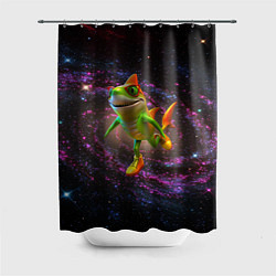 Шторка для душа Тралалеро тралала в космосе, цвет: 3D-принт