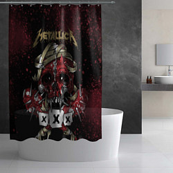 Шторка для душа Metallica: XXX, цвет: 3D-принт — фото 2