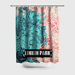 Шторка для душа Linkin Park: Sky Girl, цвет: 3D-принт