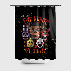 Шторка для душа Five Nights At Freddy's, цвет: 3D-принт