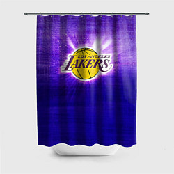 Шторка для душа Los Angeles Lakers, цвет: 3D-принт