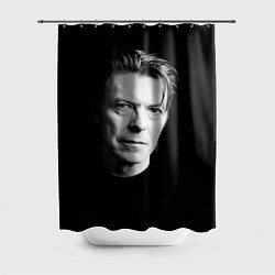 Шторка для душа David Bowie: Black Face, цвет: 3D-принт