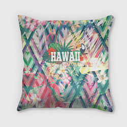 Подушка квадратная Hawaii Summer, цвет: 3D-принт