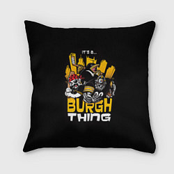 Подушка квадратная Burgh Thing, цвет: 3D-принт