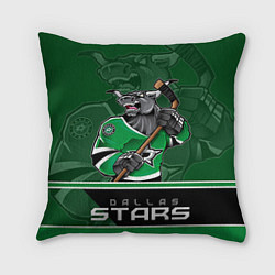 Подушка квадратная Dallas Stars, цвет: 3D-принт