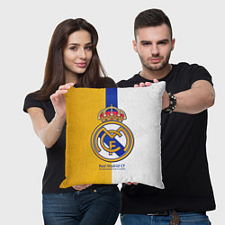 Подушка квадратная Real Madrid CF, цвет: 3D-принт — фото 2