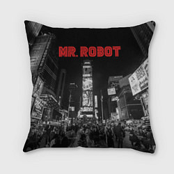 Подушка квадратная Mr. Robot City