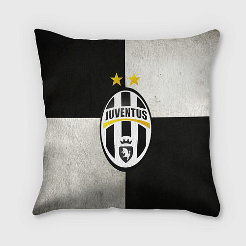 Подушка квадратная Juventus FC / 3D-принт – фото 1
