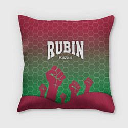 Подушка квадратная Rubin Kazan, цвет: 3D-принт