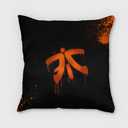 Подушка квадратная Fnatic: Black collection, цвет: 3D-принт