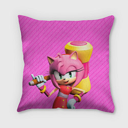 Подушка квадратная Amy Rose, цвет: 3D-принт