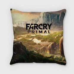 Подушка квадратная Far Cry: Primal, цвет: 3D-принт