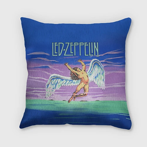 Подушка квадратная Led Zeppelin: Angel / 3D-принт – фото 1