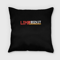 Подушка квадратная Limp Bizkit, цвет: 3D-принт