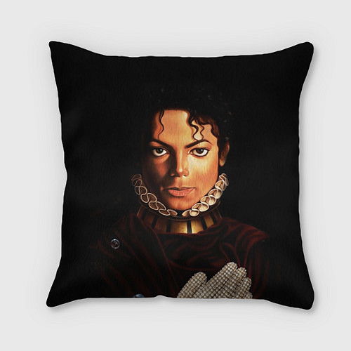 Подушка квадратная Король Майкл Джексон / 3D-принт – фото 1