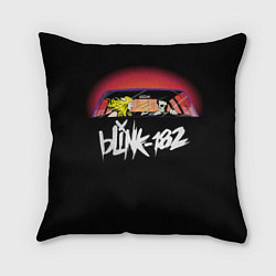 Подушка квадратная Blink-182, цвет: 3D-принт