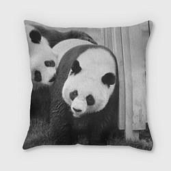 Подушка квадратная Большая панда, цвет: 3D-принт