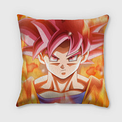 Подушка квадратная DBZ: Super Goku, цвет: 3D-принт