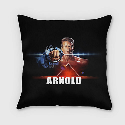 Подушка квадратная Iron Arnold / 3D-принт – фото 1