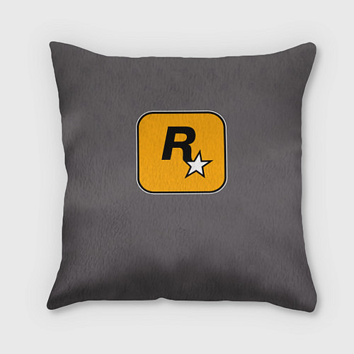 Подушка квадратная GTA VI: Rockstar Games / 3D-принт – фото 1