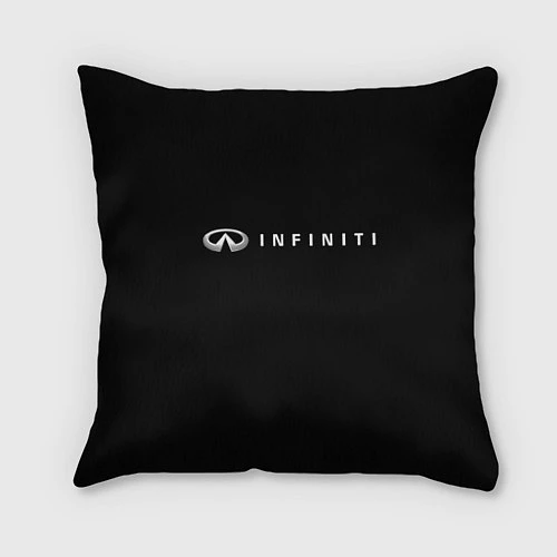 Подушка квадратная Infiniti / 3D-принт – фото 1