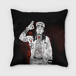 Подушка квадратная Lil Wayne: street style