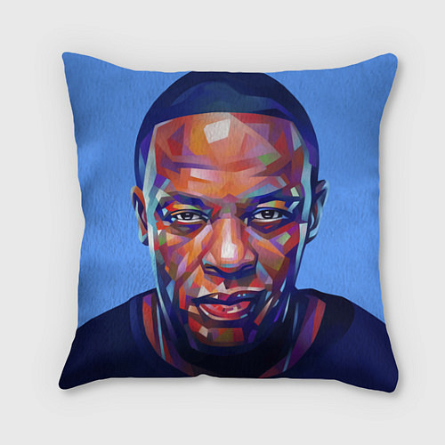 Подушка квадратная Dr. Dre Art / 3D-принт – фото 1