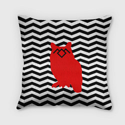 Подушка квадратная Twin Peaks Owl, цвет: 3D-принт