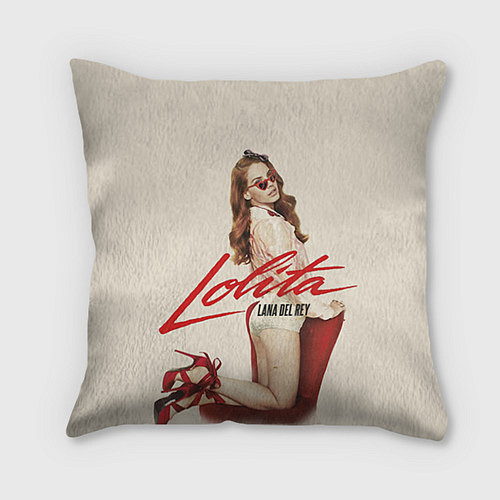 Подушка квадратная Lana Del Rey: Lolita / 3D-принт – фото 1