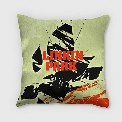 Подушка квадратная Linkin Park / 3D-принт – фото 1