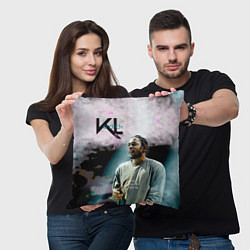 Подушка квадратная KL: Kendrick Lamar, цвет: 3D-принт — фото 2