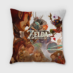 Подушка квадратная The Legend of Zelda, цвет: 3D-принт