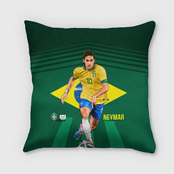 Подушка квадратная Neymar Brazilian