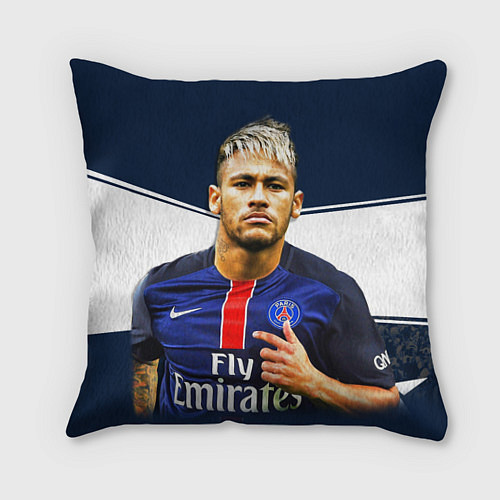 Подушка квадратная Neymar: Fly Emirates / 3D-принт – фото 1