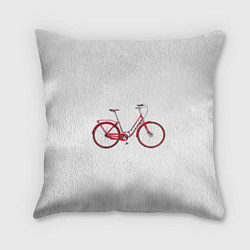 Подушка квадратная Велосипед, цвет: 3D-принт