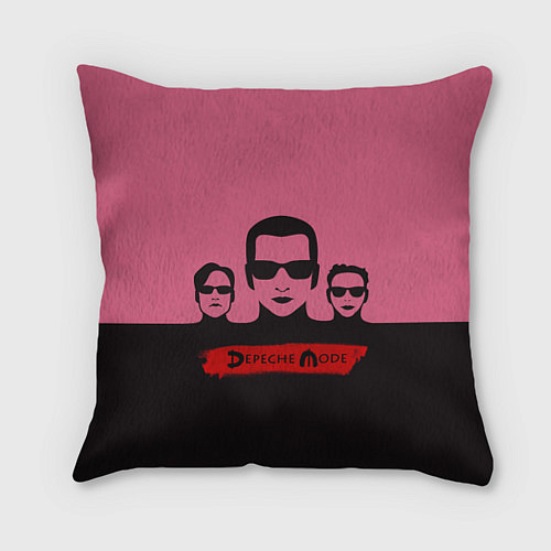 Подушка квадратная Группа Depeche Mode / 3D-принт – фото 1