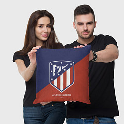 Подушка квадратная Atletico Madrid FC 1903, цвет: 3D-принт — фото 2