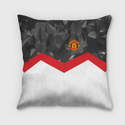 Подушка квадратная Man United FC: Grey Polygons