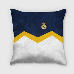 Подушка квадратная Real Madrid FC: Sport, цвет: 3D-принт