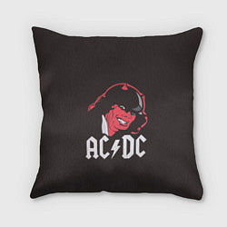 Подушка квадратная AC/DC Devil, цвет: 3D-принт