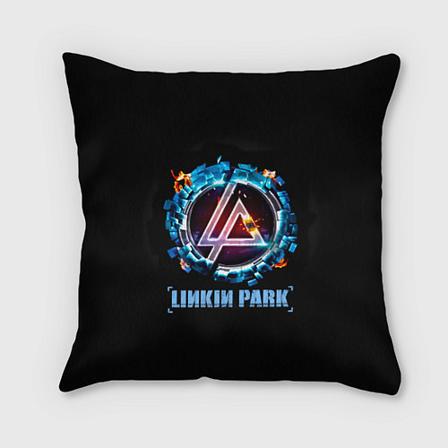 Подушка квадратная Linkin Park: Engine / 3D-принт – фото 1