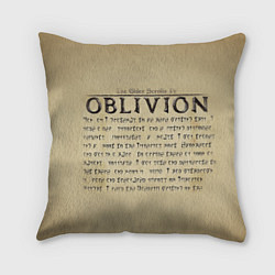 Подушка квадратная Oblivion, цвет: 3D-принт