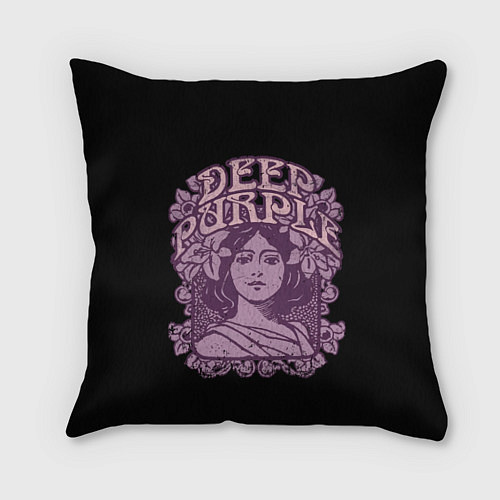 Подушка квадратная Deep Purple / 3D-принт – фото 1