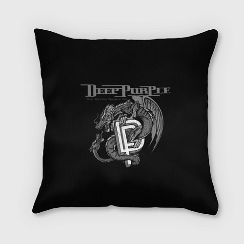Подушка квадратная Deep Purple: Dark Dragon / 3D-принт – фото 1