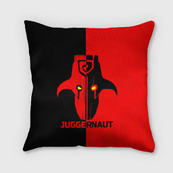 Подушка квадратная Juggernaut Blood, цвет: 3D-принт