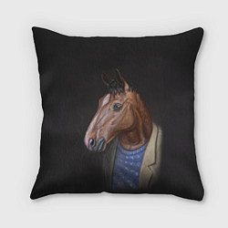 Подушка квадратная BoJack, цвет: 3D-принт